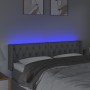 Cabecero con LED de tela gris claro 163x16x78/88 cm de vidaXL, Cabeceros y pies de cama - Ref: Foro24-3123578, Precio: 90,04 ...