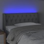 Cabecero con LED de tela gris claro 93x16x78/88 cm de vidaXL, Cabeceros y pies de cama - Ref: Foro24-3123554, Precio: 59,98 €...