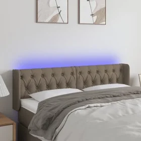 Cabecero con LED de tela gris taupe 163x16x78/88 cm de vidaXL, Cabeceros y pies de cama - Ref: Foro24-3123582, Precio: 95,36 ...