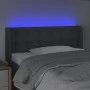 Dark gray fabric headboard with LED 103x16x78/88 cm by vidaXL, Headboards and footboards - Ref: Foro24-3123661, Price: 60,65 ...