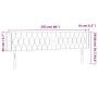 Cabecero con LED de tela gris claro 203x16x78/88 cm de vidaXL, Cabeceros y pies de cama - Ref: Foro24-3123594, Precio: 78,78 ...