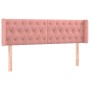 Cabecero con LED de terciopelo rosa 163x16x78/88 cm de vidaXL, Cabeceros y pies de cama - Ref: Foro24-3123631, Precio: 84,87 ...