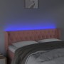 Cabecero con LED de terciopelo rosa 163x16x78/88 cm de vidaXL, Cabeceros y pies de cama - Ref: Foro24-3123631, Precio: 84,87 ...