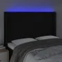 Cabecero con LED de tela negro 147x16x118/128 cm de vidaXL, Cabeceros y pies de cama - Ref: Foro24-3123768, Precio: 122,54 €,...