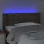 Cabecero con LED de tela gris taupe 103x16x78/88 cm de vidaXL, Cabeceros y pies de cama - Ref: Foro24-3123664, Precio: 55,53 ...