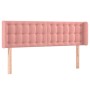 Cabecero con LED de terciopelo rosa 147x16x78/88 cm de vidaXL, Cabeceros y pies de cama - Ref: Foro24-3123723, Precio: 85,23 ...