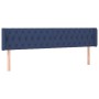 Cabecero con LED de tela azul 203x16x78/88 cm de vidaXL, Cabeceros y pies de cama - Ref: Foro24-3123600, Precio: 92,36 €, Des...