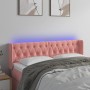 Cabecero con LED de terciopelo rosa 147x16x78/88 cm de vidaXL, Cabeceros y pies de cama - Ref: Foro24-3123625, Precio: 99,99 ...
