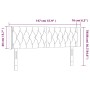 Cabecero con LED de terciopelo rosa 147x16x78/88 cm de vidaXL, Cabeceros y pies de cama - Ref: Foro24-3123625, Precio: 99,99 ...
