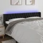 Kopfteil aus schwarzem Samt mit LED 203x16x78/88 cm von vidaXL, Kopf- und Fußteile - Ref: Foro24-3123640, Preis: 94,05 €, Rab...