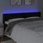 Kopfteil aus schwarzem Samt mit LED 203x16x78/88 cm von vidaXL, Kopf- und Fußteile - Ref: Foro24-3123640, Preis: 94,05 €, Rab...