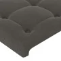Dark gray velvet headboard with LED 147x16x78/88 cm by vidaXL, Headboards and footboards - Ref: Foro24-3123719, Price: 80,67 ...