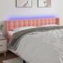 Cabecero con LED de terciopelo rosa 163x16x78/88 cm de vidaXL, Cabeceros y pies de cama - Ref: Foro24-3123729, Precio: 81,38 ...