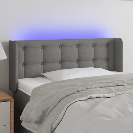 Cabecero con LED de tela gris oscuro 83x16x78/88 cm de vidaXL, Cabeceros y pies de cama - Ref: Foro24-3123645, Precio: 55,19 ...