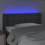 Cabecero con LED de tela gris oscuro 83x16x78/88 cm de vidaXL, Cabeceros y pies de cama - Ref: Foro24-3123645, Precio: 55,19 ...