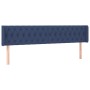 Cabecero con LED de tela azul 183x16x78/88 cm de vidaXL, Cabeceros y pies de cama - Ref: Foro24-3123592, Precio: 93,47 €, Des...