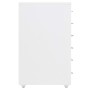 Armario archivador móvil metal blanco 28x41x69 cm en Armarios archivadores | Comprar online en Foru.es
