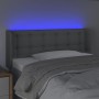 Cabecero con LED de tela gris claro 103x16x78/88 cm de vidaXL, Cabeceros y pies de cama - Ref: Foro24-3123660, Precio: 49,96 ...