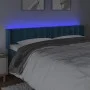 LED-Kopfteil aus dunkelblauem Samt, 183 x 16 x 78/88 cm von vidaXL, Kopf- und Fußteile - Ref: Foro24-3123734, Preis: 81,32 €,...