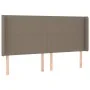 Kopfteil mit LED aus taupegrauem Stoff 163x16x118/128 cm von vidaXL, Kopf- und Fußteile - Ref: Foro24-3123778, Preis: 138,61 ...