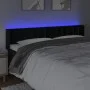 Black velvet headboard with LED 163x16x78/88 cm by vidaXL, Headboards and footboards - Ref: Foro24-3123726, Price: 73,23 €, D...