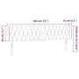 Hellgraues Samtkopfteil mit LED 183x16x78/88 cm von vidaXL, Kopf- und Fußteile - Ref: Foro24-3123632, Preis: 88,95 €, Rabatt: %
