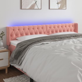 Cabecero con LED de terciopelo rosa 183x16x78/88 cm de vidaXL, Cabeceros y pies de cama - Ref: Foro24-3123637, Precio: 91,05 ...