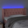 Cabecero con LED de terciopelo rosa 103x16x78/88 cm de vidaXL, Cabeceros y pies de cama - Ref: Foro24-3123613, Precio: 71,21 ...
