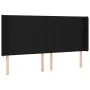 Kopfteil aus schwarzem Stoff mit LED 163x16x118/128 cm von vidaXL, Kopf- und Fußteile - Ref: Foro24-3123776, Preis: 124,75 €,...