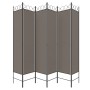 Biombo divisor de 6 paneles de tela gris antracita 240x200 cm de vidaXL, Divisores de ambientes - Ref: Foro24-350160, Precio:...