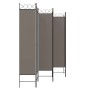 Biombo divisor de 6 paneles de tela gris antracita 240x200 cm de vidaXL, Divisores de ambientes - Ref: Foro24-350160, Precio:...