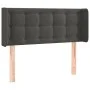Dark gray velvet headboard with LED 93x16x78/88 cm by vidaXL, Headboards and footboards - Ref: Foro24-3123707, Price: 69,90 €...