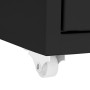 Armario archivador móvil metal negro 28x41x109 cm en Armarios archivadores | Comprar online en Foru.es