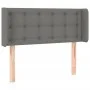 Cabecero con luces LED de tela gris oscuro 93x16x78/88 cm de vidaXL, Cabeceros y pies de cama - Ref: Foro24-3123653, Precio: ...
