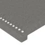 Cabecero con LED de tela gris oscuro 83x16x118/128 cm de vidaXL, Cabeceros y pies de cama - Ref: Foro24-3123883, Precio: 72,0...