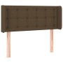Cabecero con LED de tela marrón oscuro 103x16x78/88 cm de vidaXL, Cabeceros y pies de cama - Ref: Foro24-3123663, Precio: 47,...