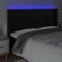 Headboard with LED black synthetic leather 183x16x118/128 cm by vidaXL, Headboards and footboards - Ref: Foro24-3123870, Pric...