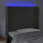 Dark gray velvet headboard with LED 103x16x118/128 cm by vidaXL, Headboards and footboards - Ref: Foro24-3123951, Price: 71,2...
