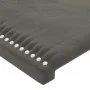 Dark gray velvet headboard with LED 103x16x118/128 cm by vidaXL, Headboards and footboards - Ref: Foro24-3123951, Price: 71,2...