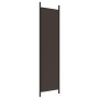 Biombo divisor de 3 paneles de tela marrón 150x200 cm de vidaXL, Divisores de ambientes - Ref: Foro24-350179, Precio: 30,06 €...