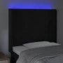 Black velvet headboard with LED 103x16x118/128 cm by vidaXL, Headboards and footboards - Ref: Foro24-3123812, Price: 93,36 €,...