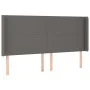 Kopfteil mit LED-grauem Kunstleder 203x16x118/128 cm von vidaXL, Kopf- und Fußteile - Ref: Foro24-3123880, Preis: 140,65 €, R...