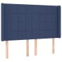 LED-Kopfteil aus blauem Stoff, 147 x 16 x 118/128 cm von vidaXL, Kopf- und Fußteile - Ref: Foro24-3124052, Preis: 128,01 €, R...