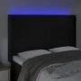 Black velvet headboard with LED 147x16x118/128 cm by vidaXL, Headboards and footboards - Ref: Foro24-3124098, Price: 147,00 €...