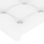 Kopfteil mit LED, weißem Kunstleder, 203 x 16 x 118/128 cm von vidaXL, Kopf- und Fußteile - Ref: Foro24-3124157, Preis: 138,4...