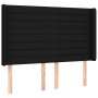 Cabecero con LED de tela negro 147x16x118/128 cm de vidaXL, Cabeceros y pies de cama - Ref: Foro24-3124188, Precio: 142,83 €,...