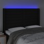 Cabecero con LED de tela negro 147x16x118/128 cm de vidaXL, Cabeceros y pies de cama - Ref: Foro24-3124188, Precio: 142,83 €,...