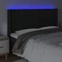 Kopfteil mit LED, schwarzem Kunstleder, 183 x 16 x 118/128 cm von vidaXL, Kopf- und Fußteile - Ref: Foro24-3124150, Preis: 11...