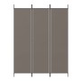 Biombo divisor de 3 paneles de tela gris antracita 150x200 cm de vidaXL, Divisores de ambientes - Ref: Foro24-350180, Precio:...