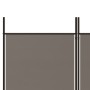 Biombo divisor de 3 paneles de tela gris antracita 150x200 cm de vidaXL, Divisores de ambientes - Ref: Foro24-350180, Precio:...